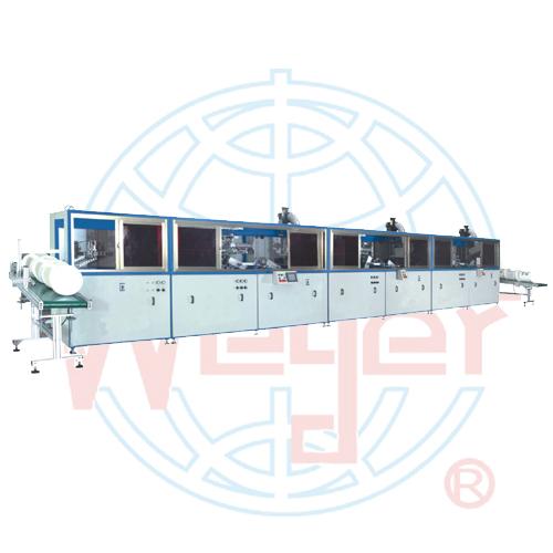3 Color Automatic screen printing machine