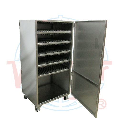 Storage cabinet of steel plates
