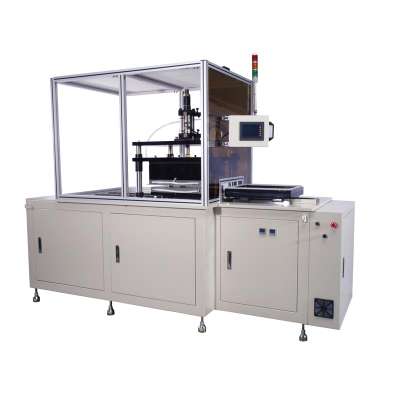  3D Hydraulic type vacuum heat transfer machine with slide table.